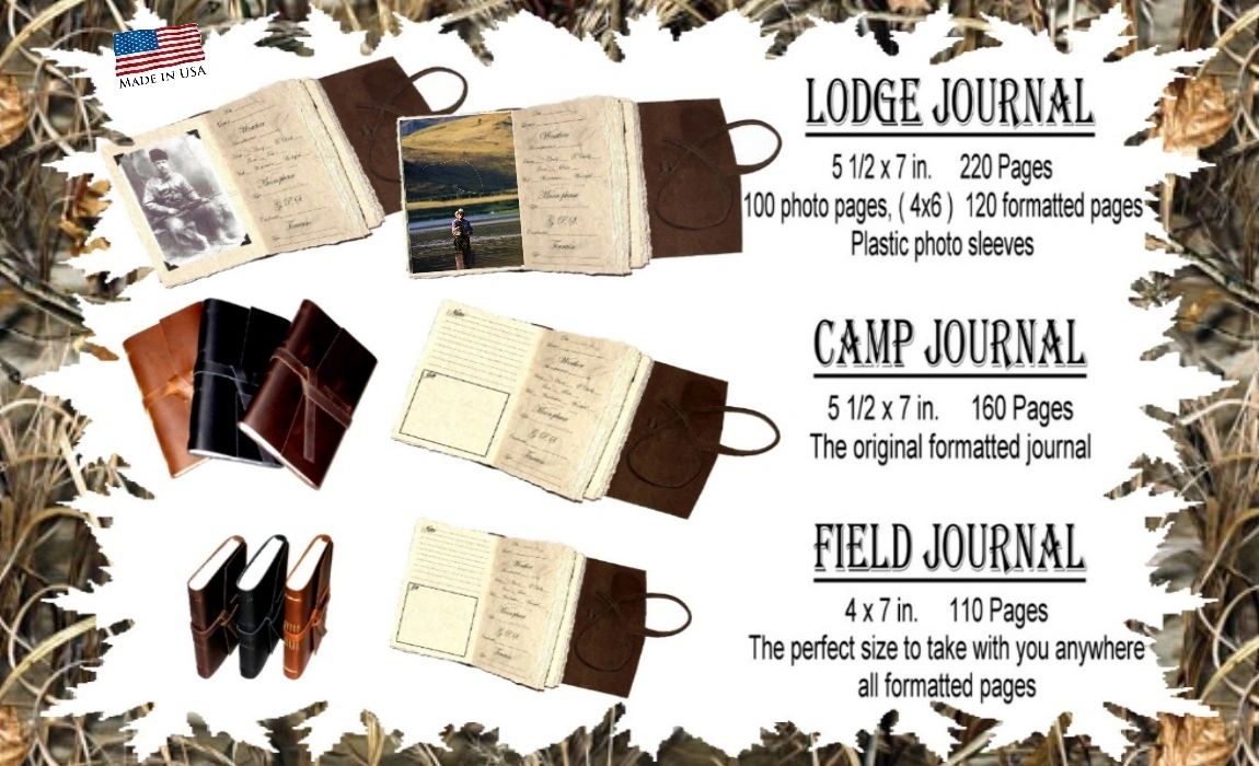 Fly fishing Journals Fly fishing Log Handmade Leather