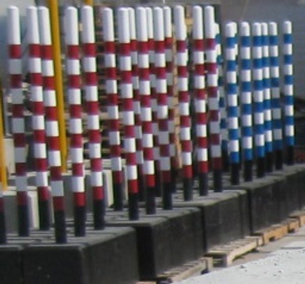 Precast route markers (marker posts)