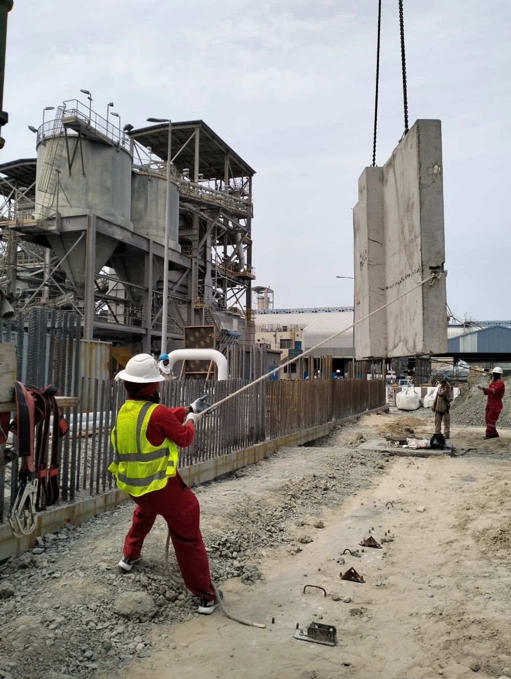 Precast installation