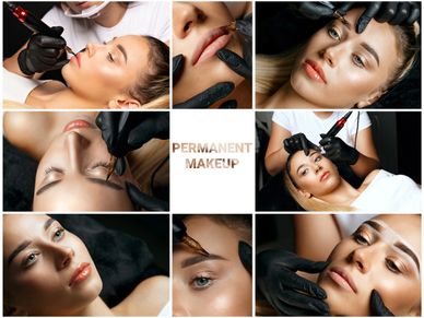 Microblading eyebrows and permanent make-up