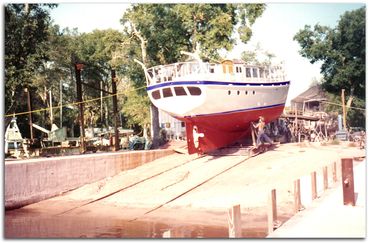 Launching of vessel Sea Smiles  built by Treworgy Custom Boats