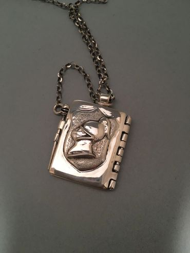 Knight Locket in precious metals.