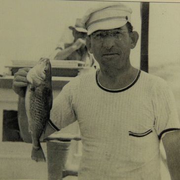 man holding a fish