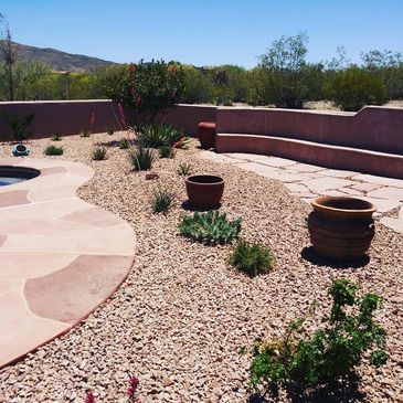 Gravel, Planting, Irrigation, 