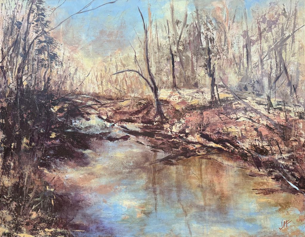 Winter Meditation
30" x 24" x 1.5"
Acrylic on Canvas