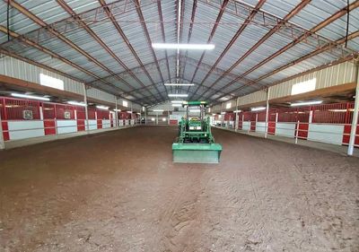Indoor Arena  (Tractor included for scale) 