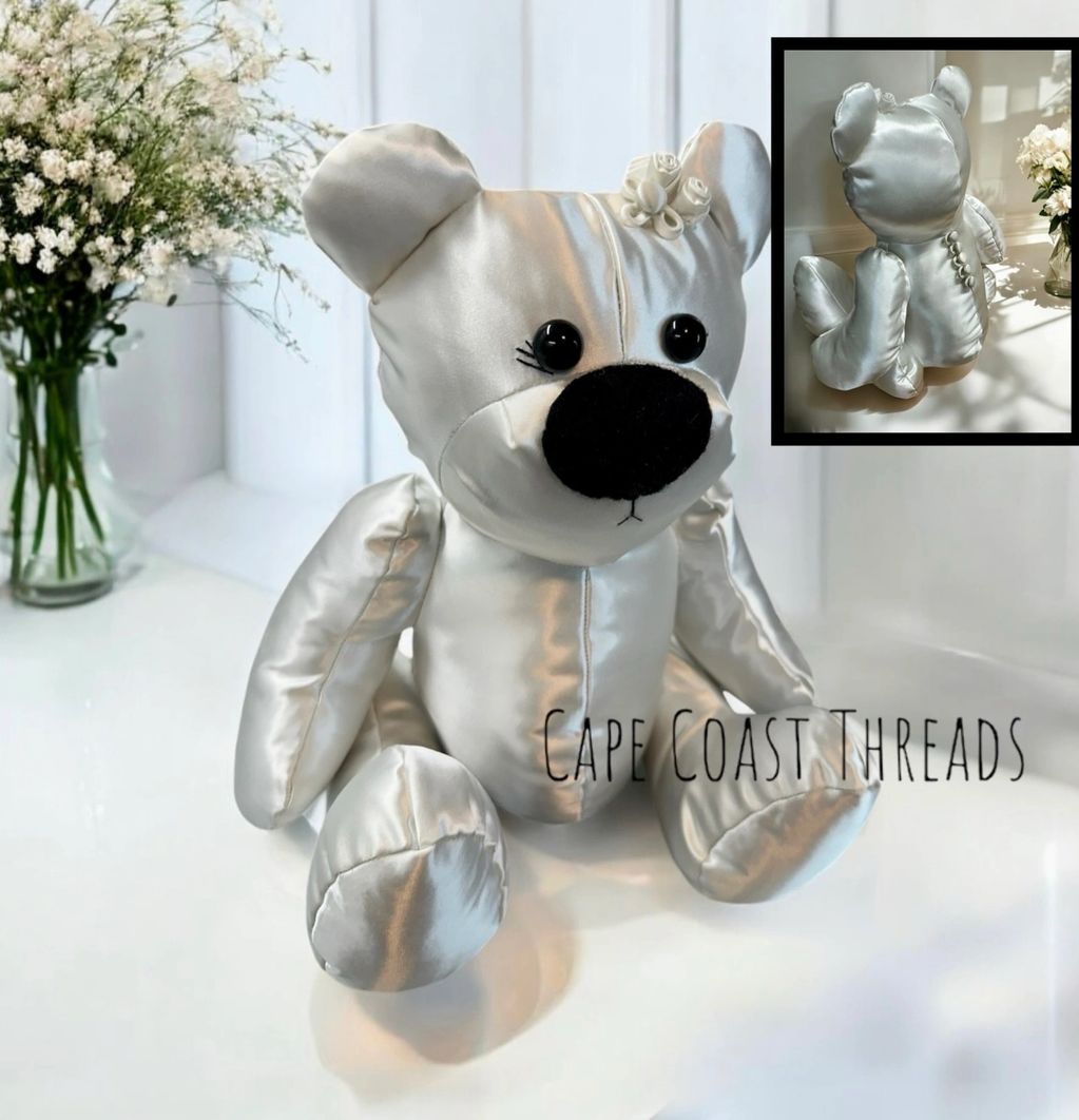 Wedding Dress Memory Bear