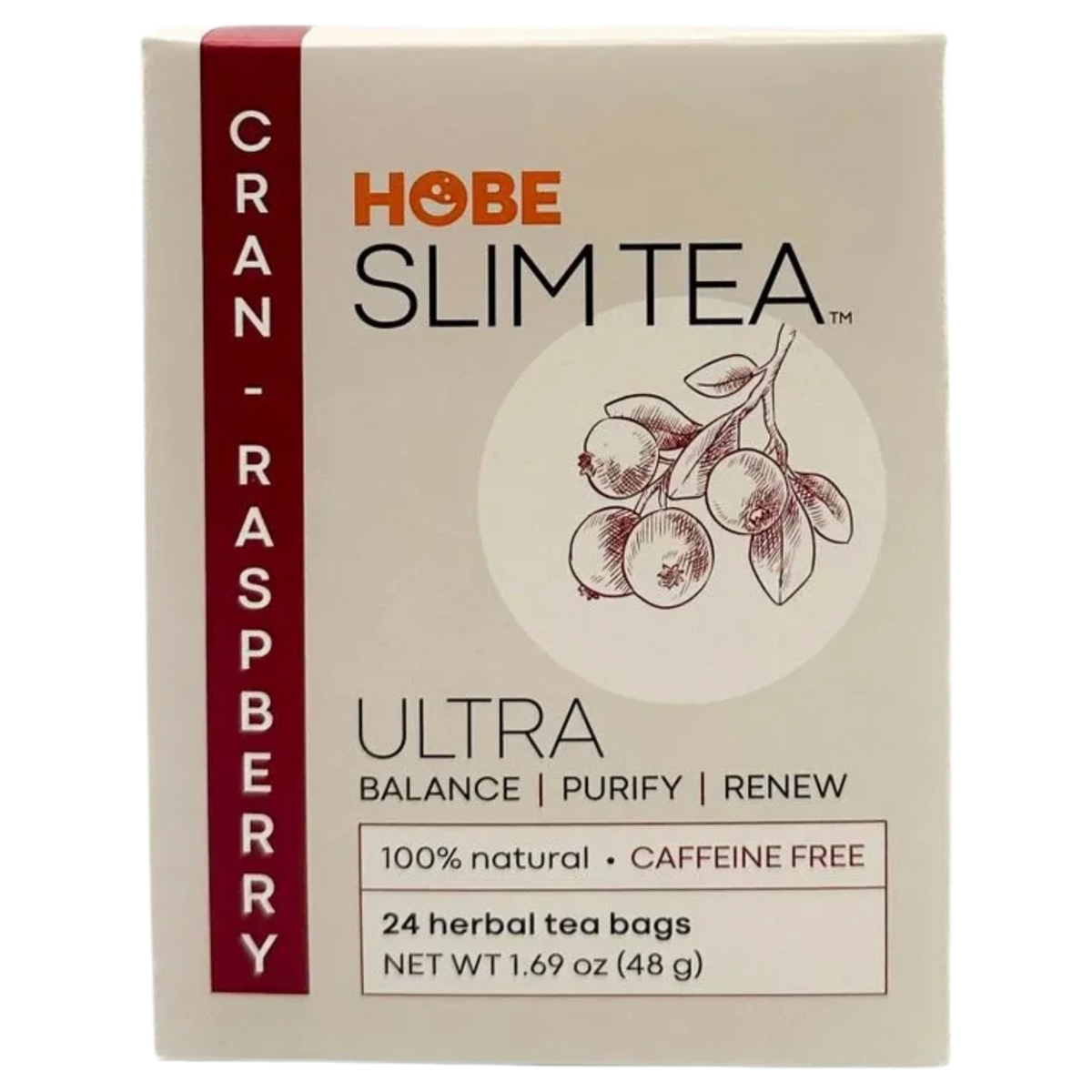 Hobe Slim Tea - Cran. Raspberry (24ct.)