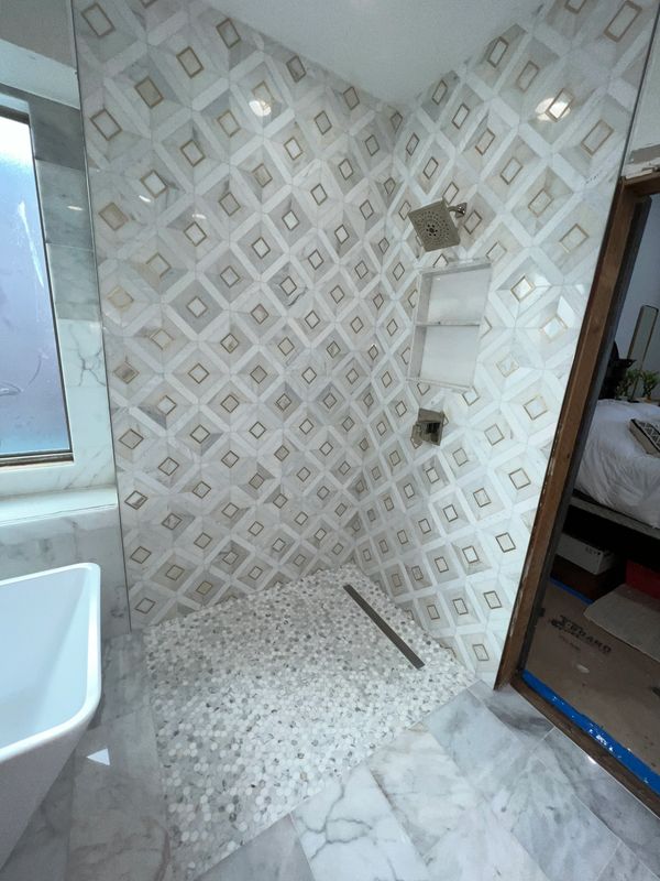 Marble and natural stone tile installation 