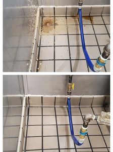 Restaurant kitchen steam cleaning