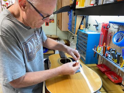 Dirk at work. What's on your bench?