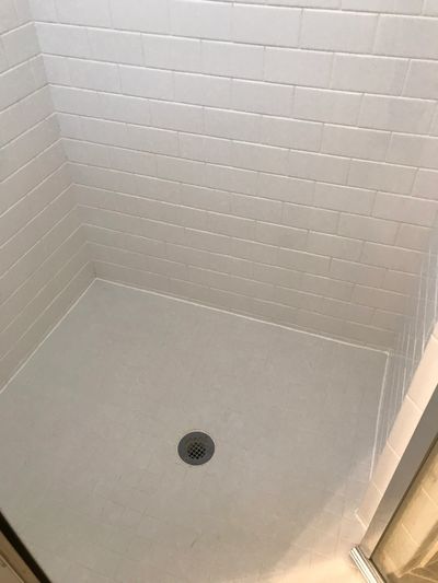Clean shower tile and grout service by 
Shower Rangers in San Antonio,TX