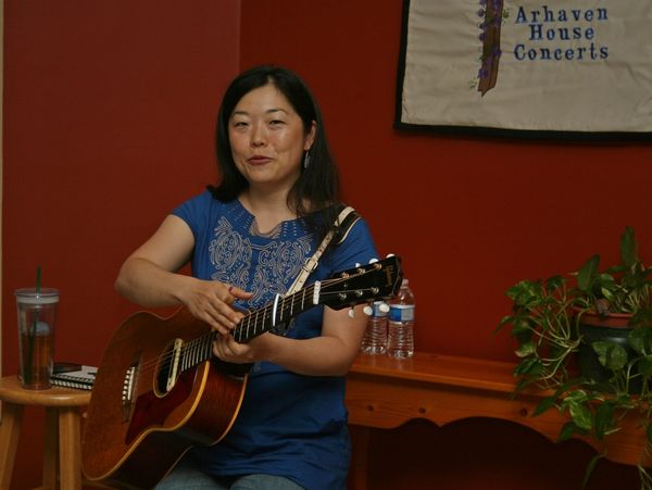 BettySoo performs at Arhaven House Concerts near Austin, TX