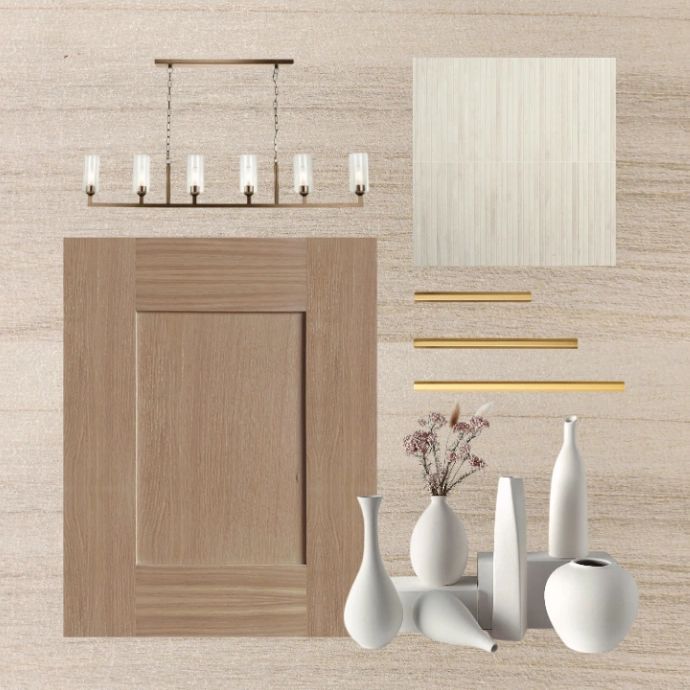 Caramel Shaker Cabinet Door