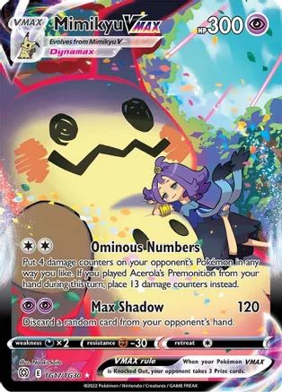 MIMIKYU V 068/172 BRILLIANT STARS POKEMON -HOLO- RARE -MINT -PACK