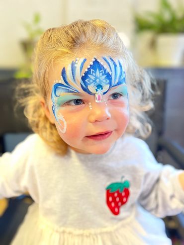 Frozen Crown face paint 
