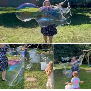 Outdoord bubble fun 