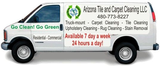 Arizona Tile and Carpet Cleaning Van image