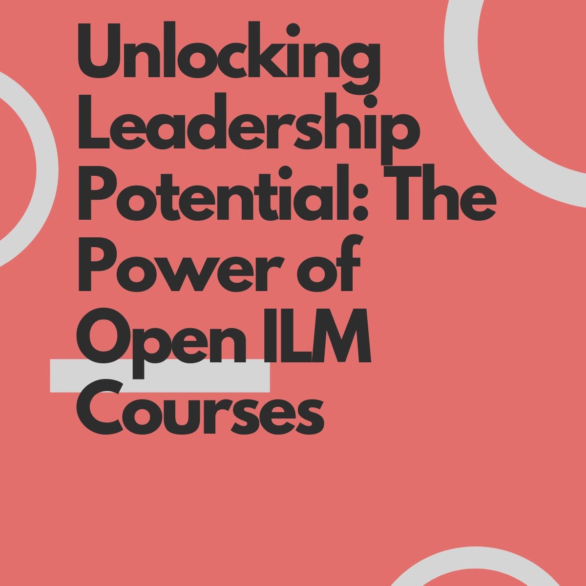 ILM Courses