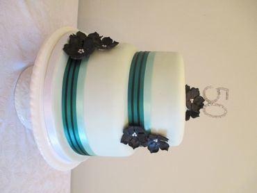 Two Tiered Celebration Cake, 50th Birthday