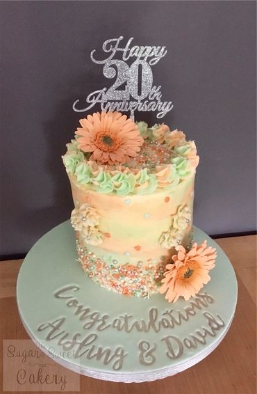 Anniversary Cake, 20th wedding anniversary