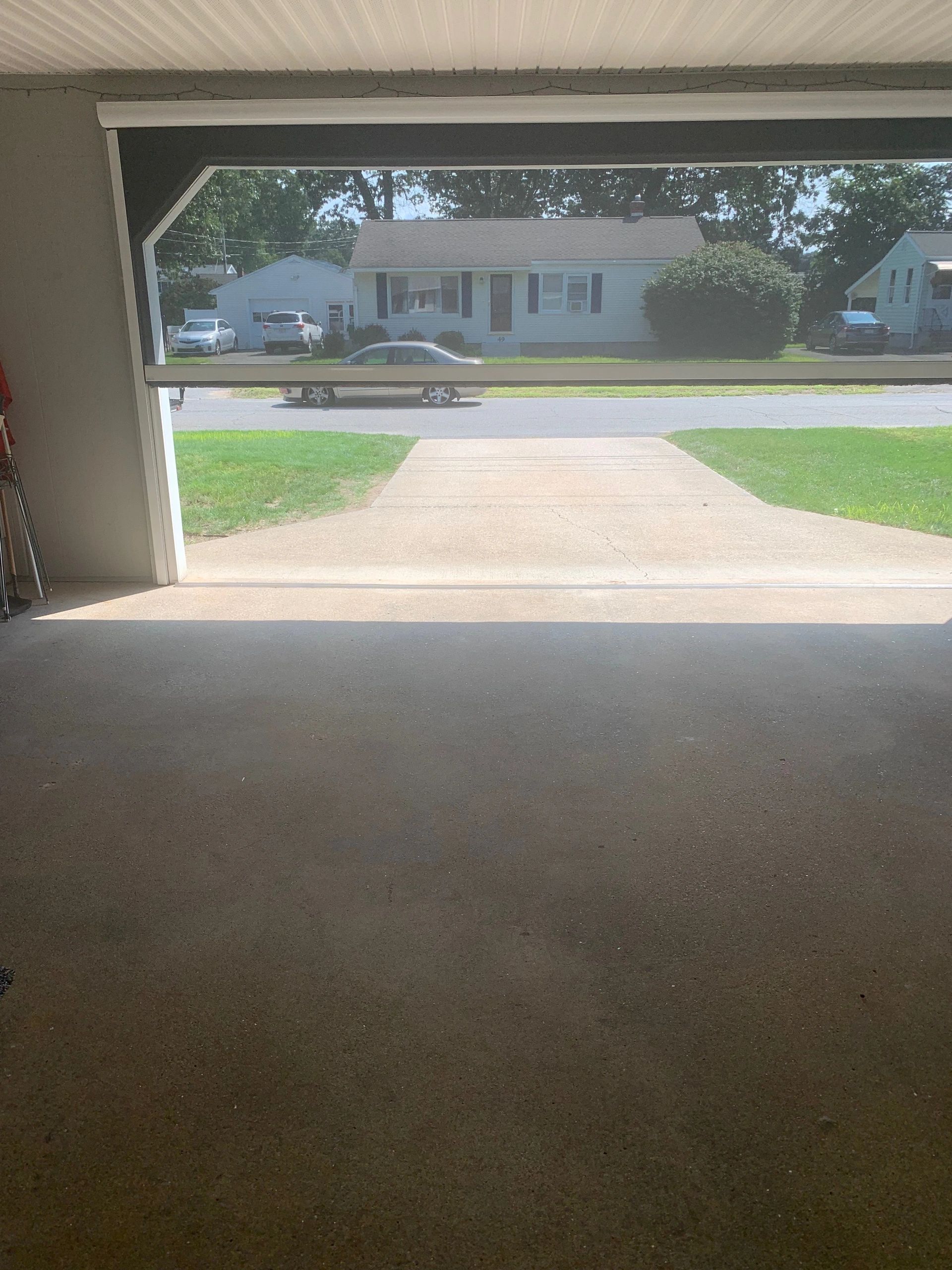 Carport Motorized Screen