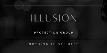 Screenshot of website for Illusion Protection who Moist Words wrote the content for.