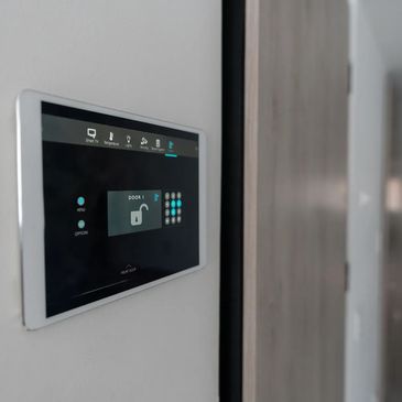 smart intruder alarm keypad