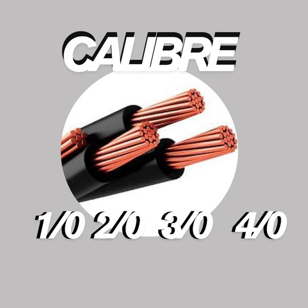 Close-up of copper electrical wires with labels for different calibers.