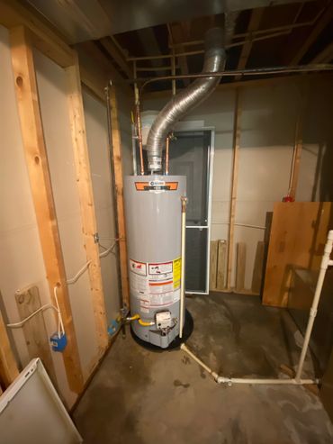 replacement 50 gallon natural gas water heater 