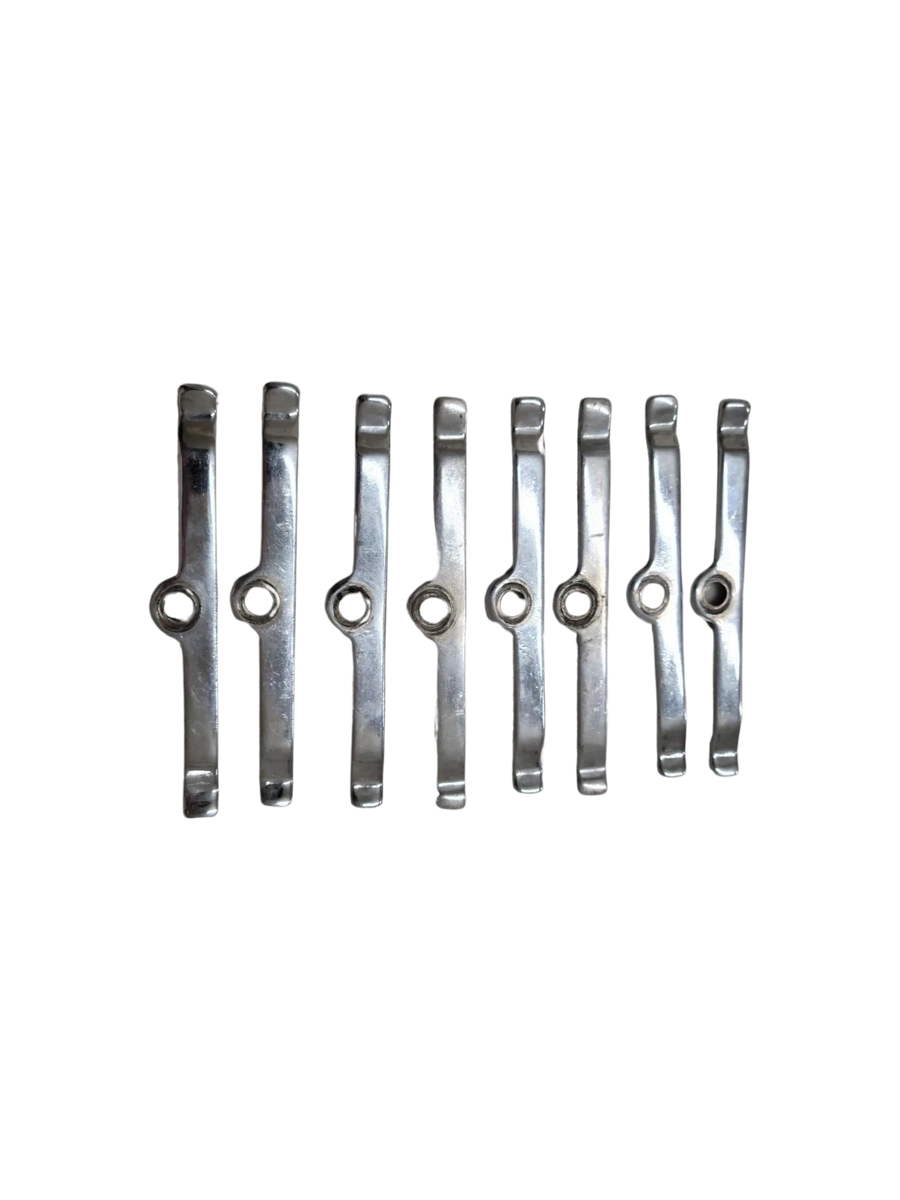 Valve Cover Hold Down Clamp, Chrome, Set