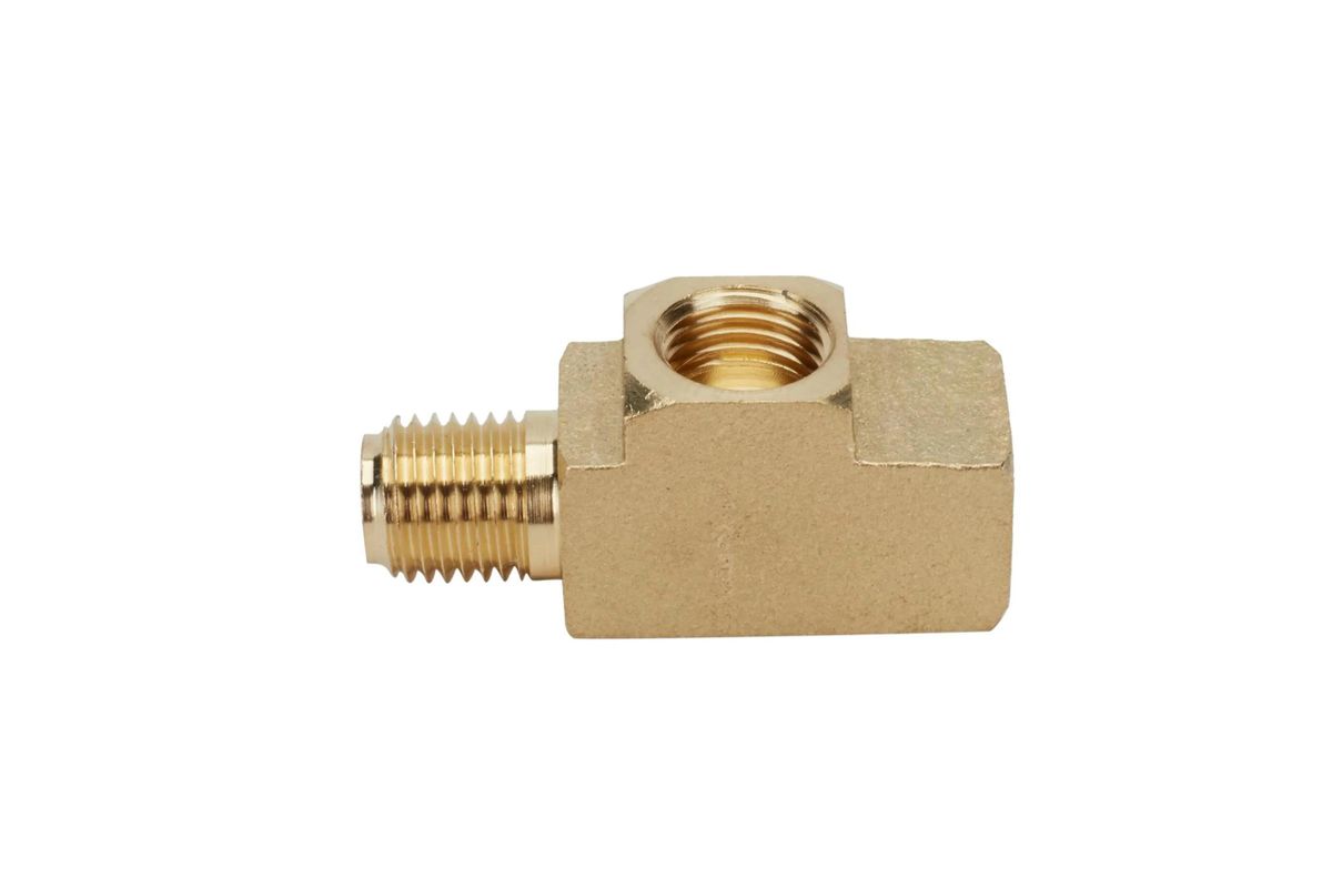 Brass Brake Tee Fitting, 3/824 IFF/IFM