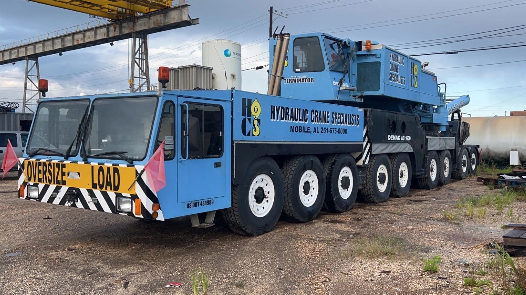 Hydraulic Crane Specialists, Inc of Mobile, Alabama