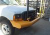Previous employer requested that a duplicate bumper from another truck be made for this truck. Made modifications as needed. Truck for linemen crews.