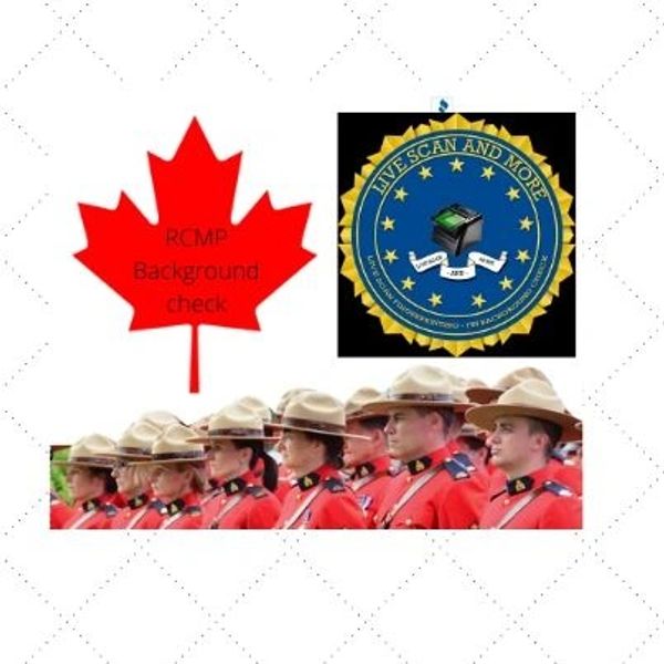 Canadian RCMP Logo and Live Scana nd More Logo combined