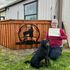 Group class graduate rescue dog training 