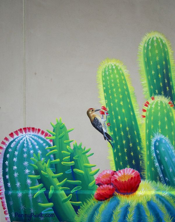 GIla woodpecker mural