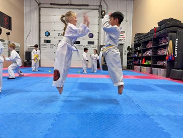 Positive and focused Taekwondo class environment in Moose Jaw Saskatchewan