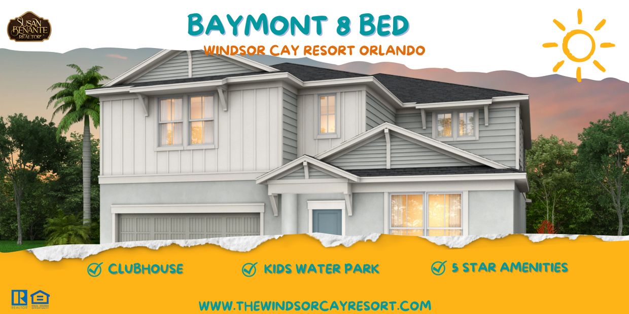 8 Bedroom luxury vacation homes for sale in Windsor Cay Resort in Clermont FL