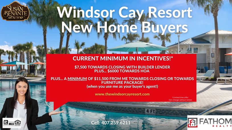 Homes for sale in Windsor Cay Resort by Pulte, current incentives, contact us