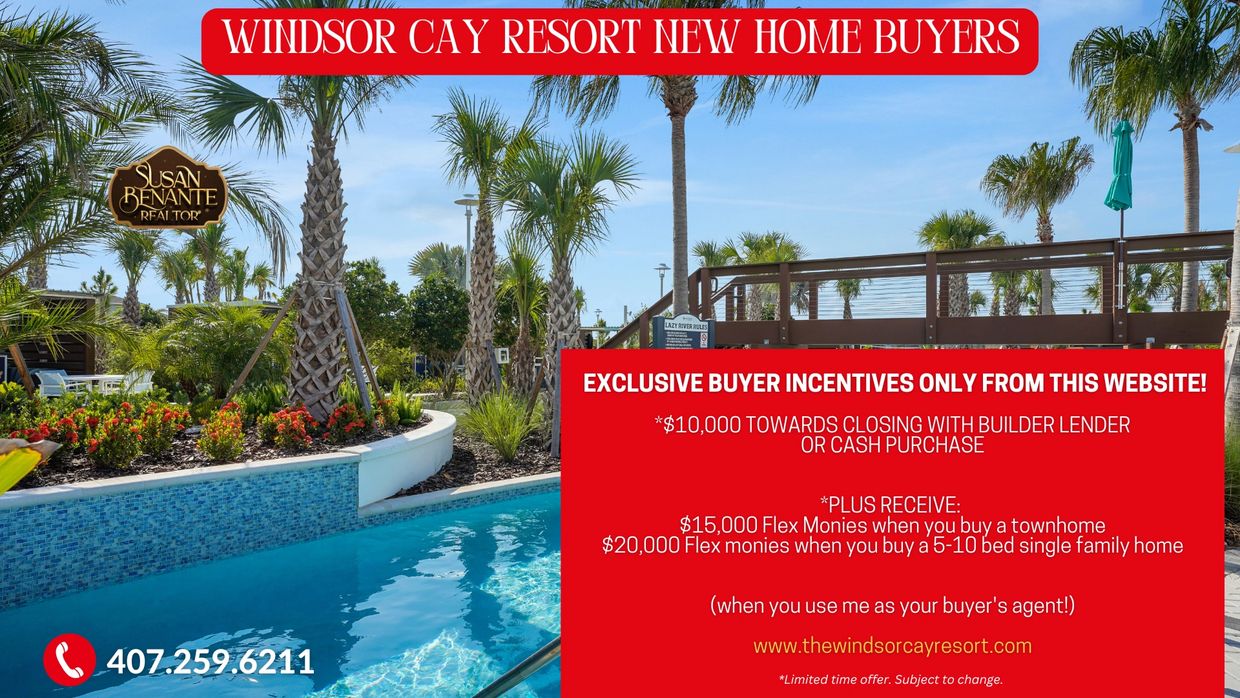 Windsor Cay Resort homes for sale in Clermont near to Walt Disney World Orlando FL