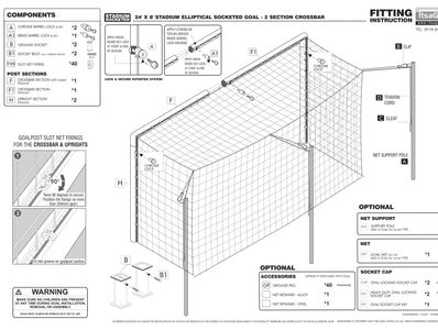 Goalpost fitting instructions