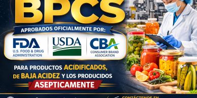 Certificación BPCS para productos acidificados y de baja acidez.