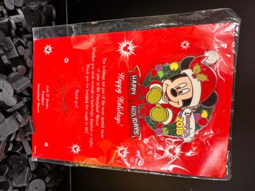 Disneyland 2018 holiday card featuring Mickey Mouse.