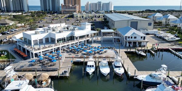 Gorgeous pristine waters of the Gulf of Mexico surround this waterfront event venue in Alabama