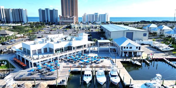 Orange Beach Alabama Zekes Landing Marina boat storage, restaurant, event venue, charter fishing