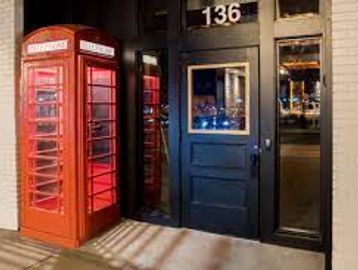 Red Phone Booth cigar bar speak easy downtown Nashville, TN