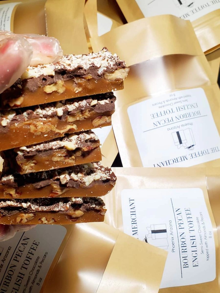 Bourbon Pecan English Toffee