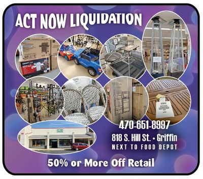 Liquidation store in Griffin Act Now Liquidation