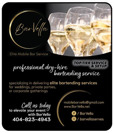 Mobile Bartending Griffin Bar Vella